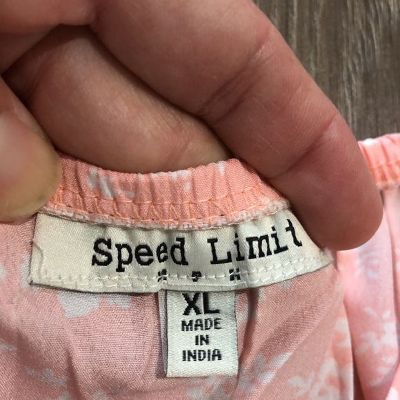 NWOT! - SPEED LIMIT Faux Botton Front Tiered Mini Dress - Made in India - Picture 2 of 9